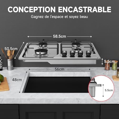 Vue 6 de Iseasy Plaque De Cuisson