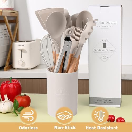 Vue 3 de Ustensiles De Cuisine Silicone
