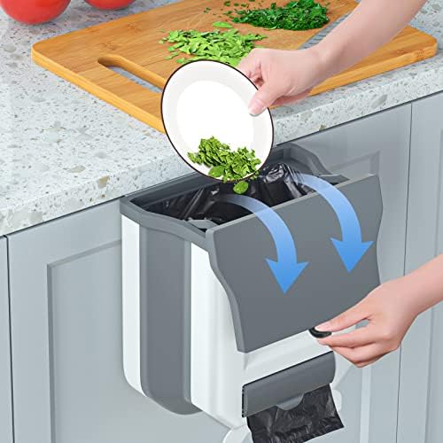 Vue 2 de Gintan Poubelle Suspendue Pliable