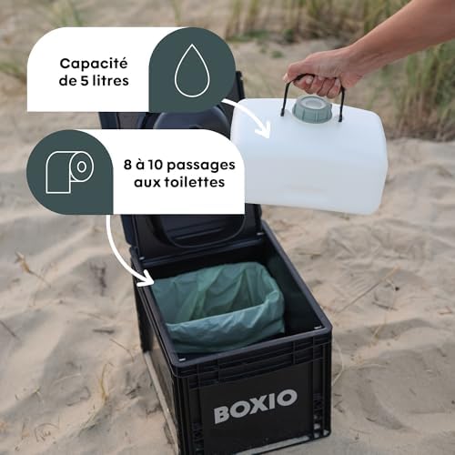 Vue 3 de Boxio Toilette Seche Portable