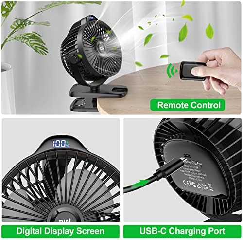 Vue 4 de Minthouz Ventilateur Portable Usb