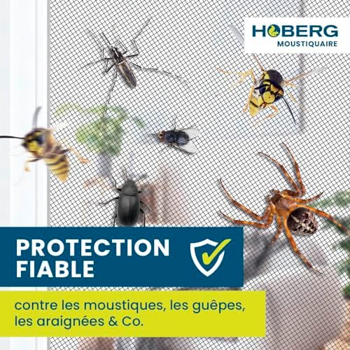 Vue 3 de Hoberg Moustiquaire De Fenetre