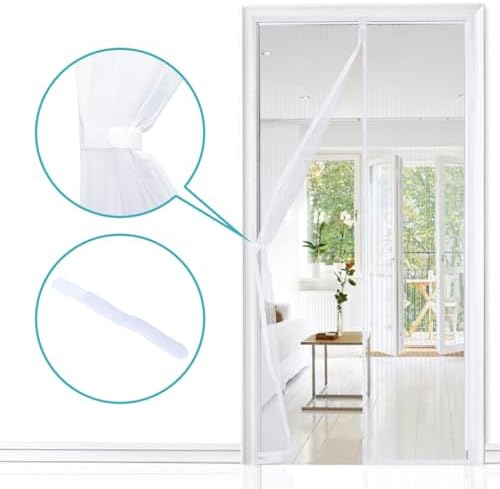 Vue 2 de Moustiquaire Magnetique Pour Porte