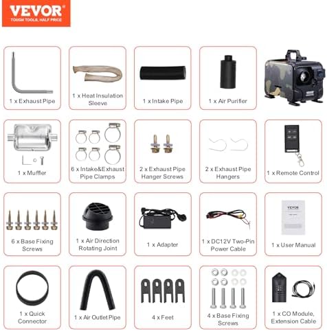 Vue 7 de Vevor Chauffage Diesel Kw