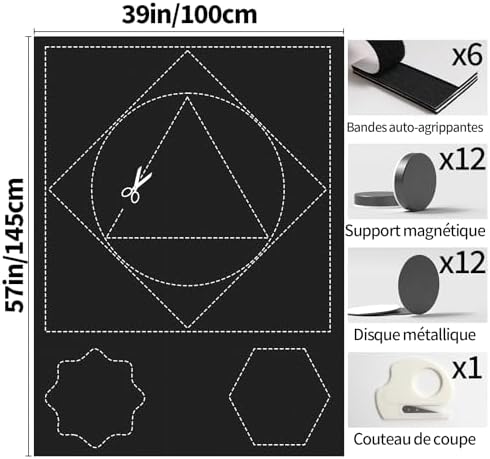 Vue 2 de Bksai Magnetique Store Occultant