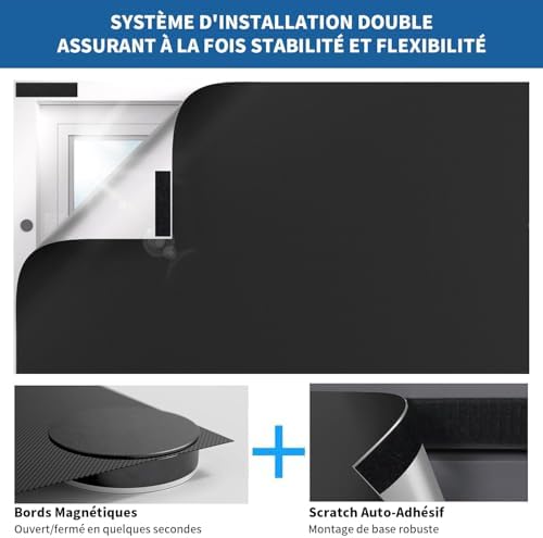 Vue 3 de Bksai Magnetique Store Occultant