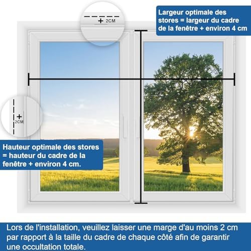 Vue 6 de Bksai Magnetique Store Occultant