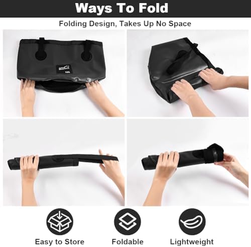 Vue 4 de Flintronic Seau Pliable