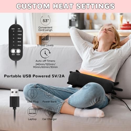 Vue 6 de Coussin Chauffant Pour Chat