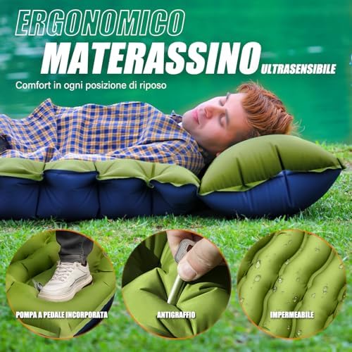 Vue 2 de Yuzonc Matelas De Camping