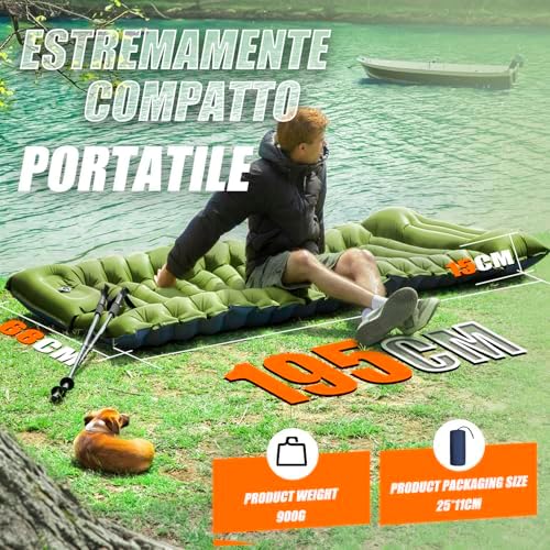 Vue 3 de Yuzonc Matelas De Camping