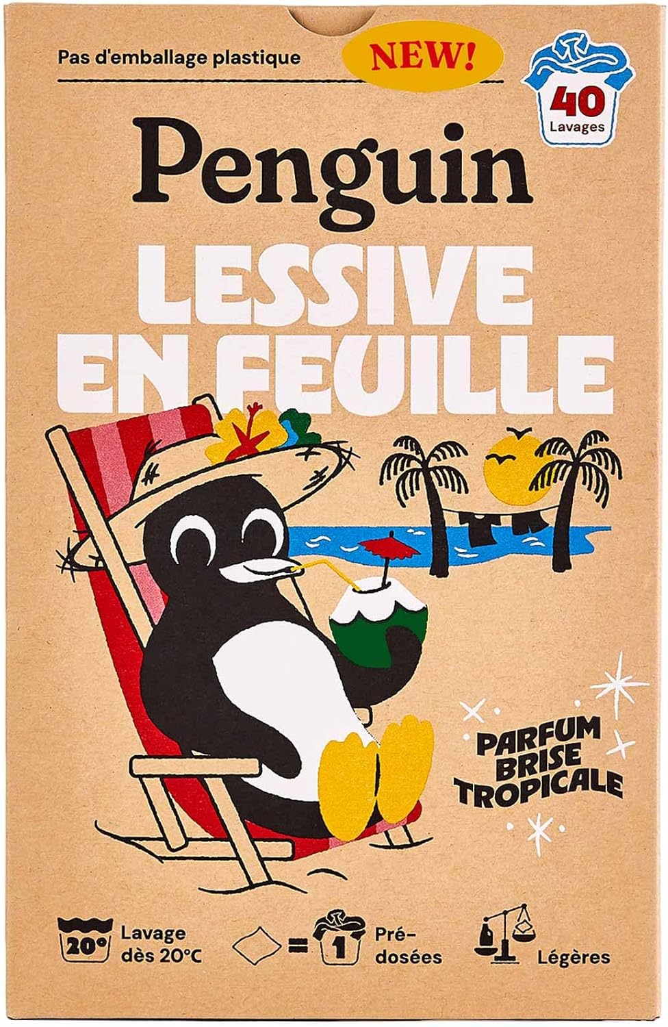Penguin Lessive En Feuilles