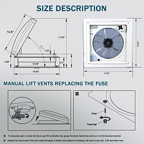 Vue 2 de Ventilateur De Toit Pour