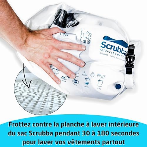 Vue 3 de Scrubba Untouched Sac Lavelinge