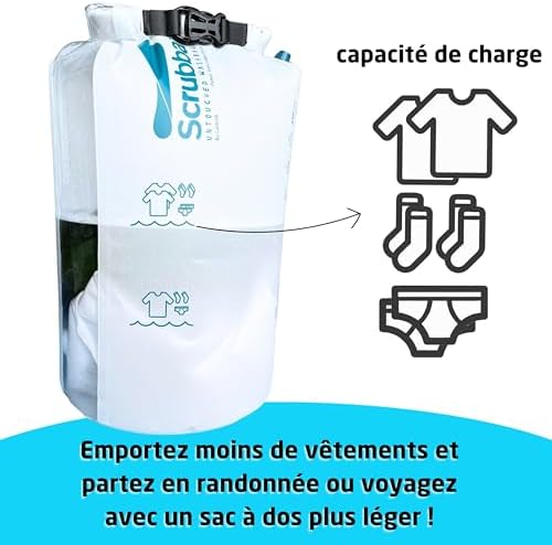 Vue 5 de Scrubba Untouched Sac Lavelinge