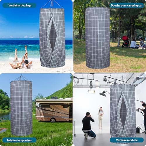 Vue 4 de Cabine Essayage Pliable Cabine