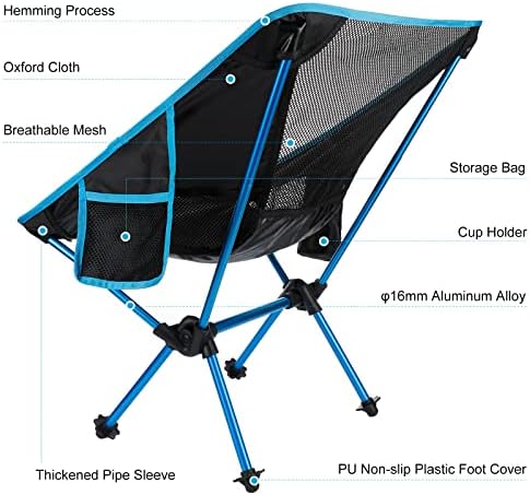 Vue 4 de Houzzcare Chaise De Camping