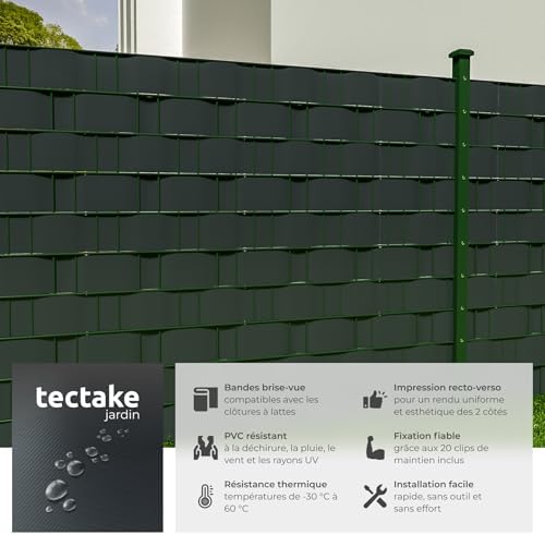 Vue 2 de Tectake Brise Vue Jardin