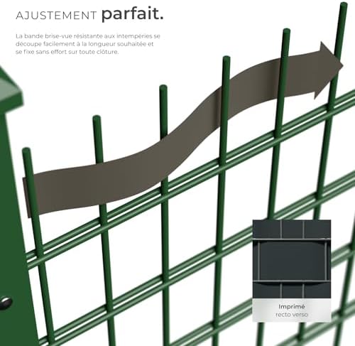 Vue 3 de Tectake Brise Vue Jardin