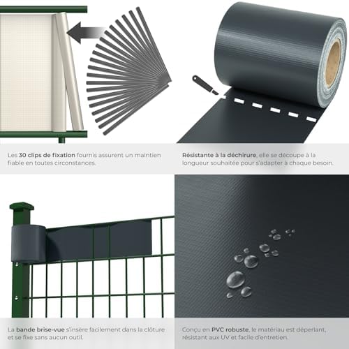 Vue 5 de Tectake Brise Vue Jardin
