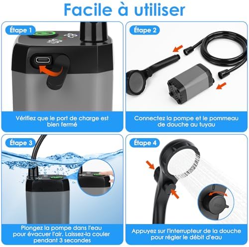 Vue 6 de Gukkk Kit Douche De