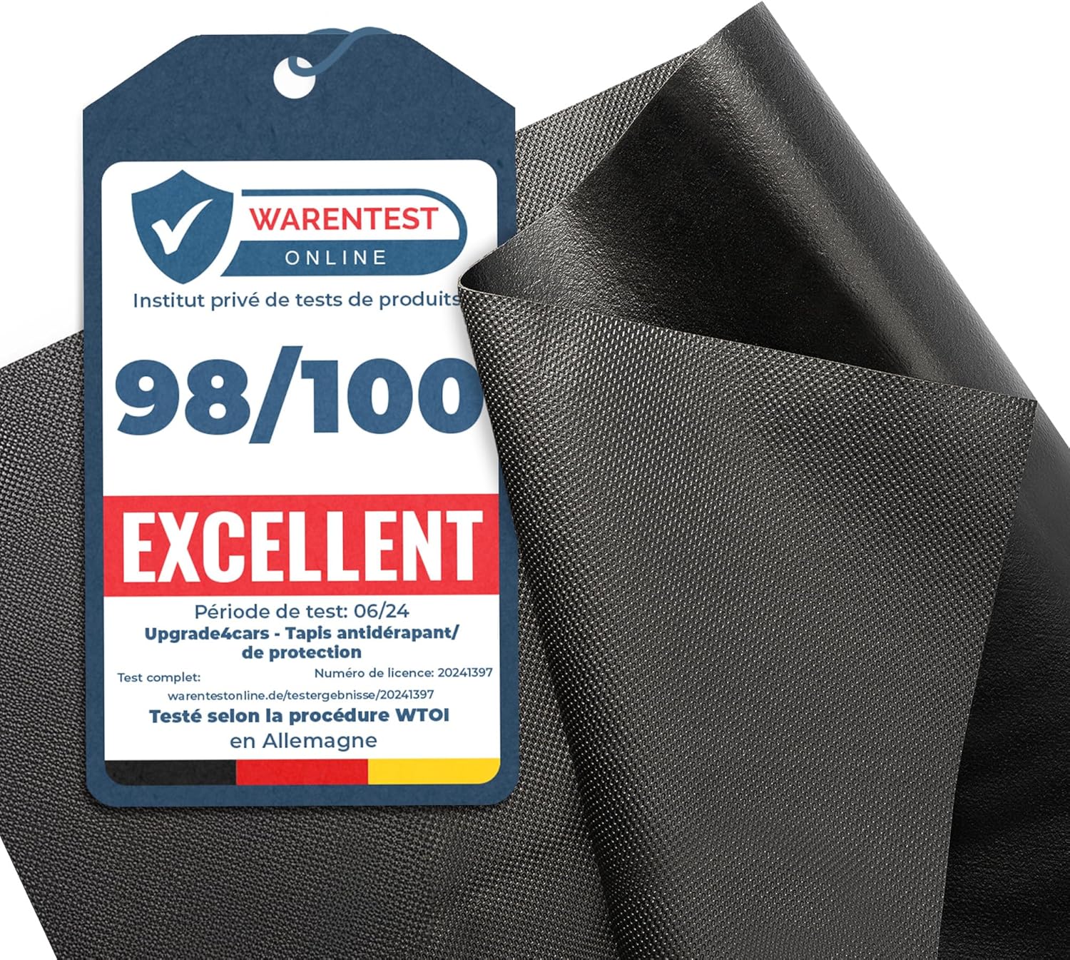 Upgradecars Tapis Antiderapant Voiture