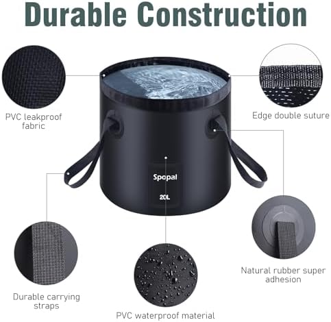 Vue 6 de Spopal Camping Douche Portable