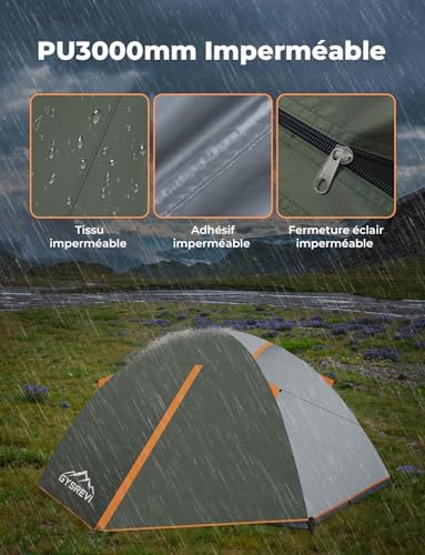Vue 4 de Gysrevi Tente De Camping