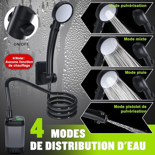 Vue 3 de Spopal Kit Douche De