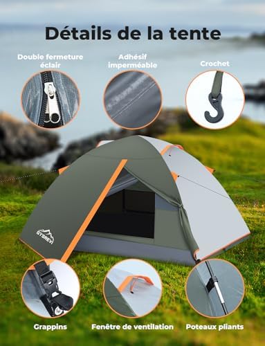 Vue 6 de Gysrevi Tente De Camping