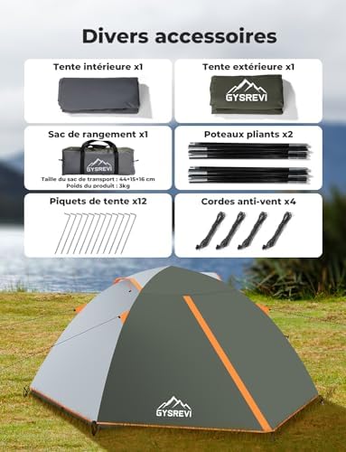 Vue 7 de Gysrevi Tente De Camping