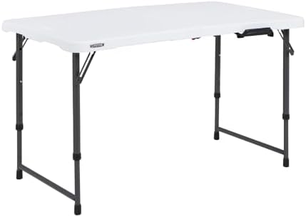 Vue 4 de Lifetime Table Pliante Blanc