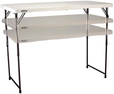 Vue 5 de Lifetime Table Pliante Blanc