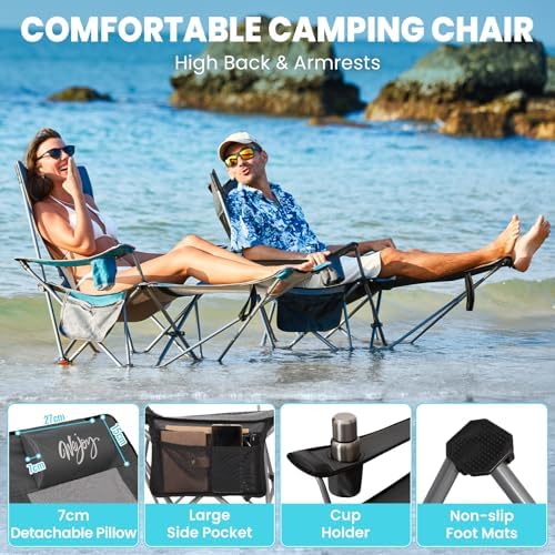 Vue 6 de Wejoy Chaise De Camping