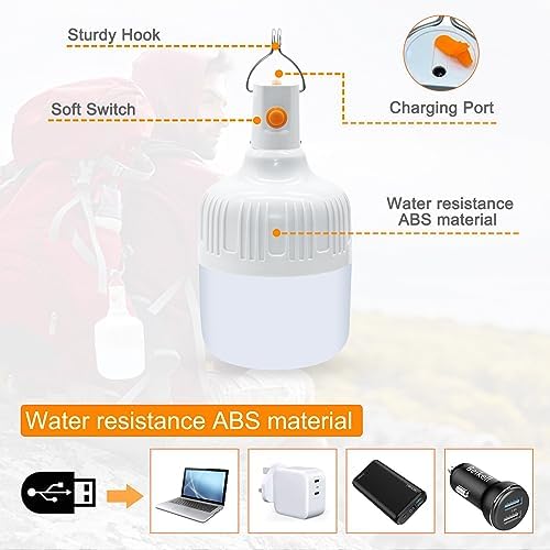 Vue 3 de Ledeak Pieces Lanterne Camping