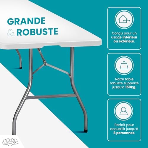 Vue 3 de Skylantern Table Pliante Xx