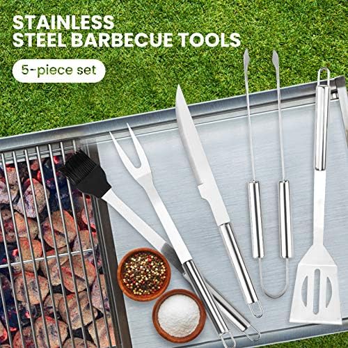 Vue 4 de Hippodance Pcs Ustensiles Barbecuekit