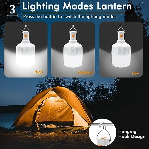 Vue 5 de Ledeak Pieces Lanterne Camping