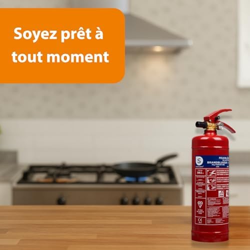 Vue 2 de Smartwares Extincteur Poudre Kg