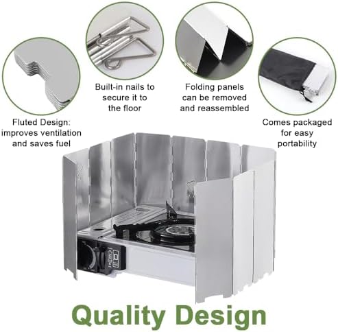 Vue 3 de Plaques Parevent Pliable Rechaud