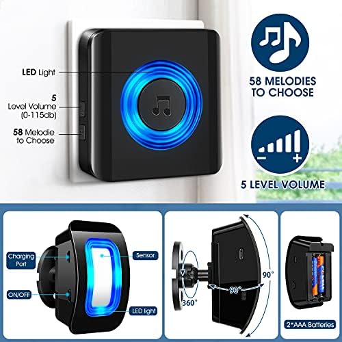 Vue 2 de Detecteur De Mouvement Sonnette