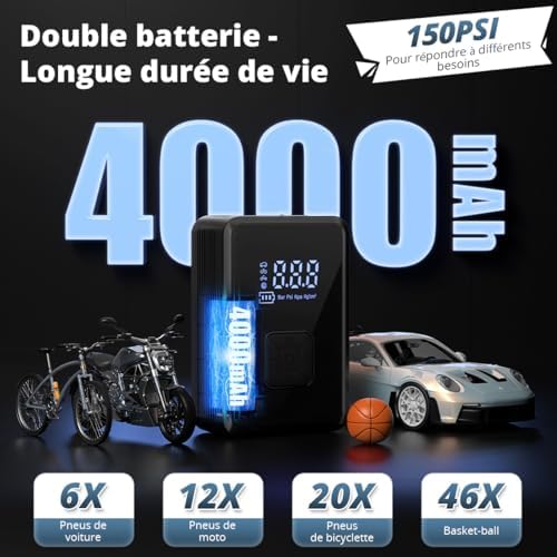 Vue 2 de Oasser Gonfleur Pneus Voiture