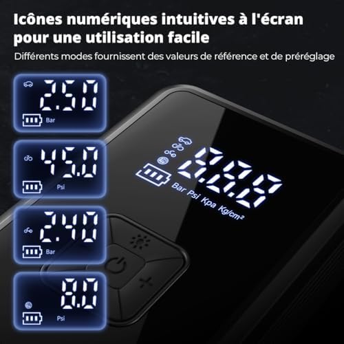 Vue 5 de Oasser Gonfleur Pneus Voiture