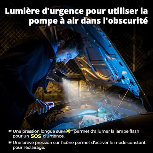 Vue 6 de Oasser Gonfleur Pneus Voiture