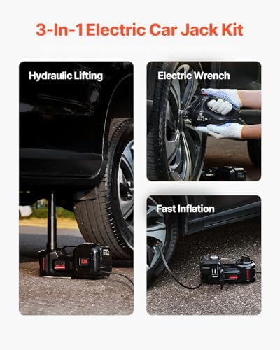 Vue 2 de Vevor Cric Electrique
