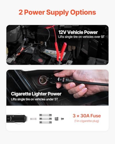 Vue 6 de Vevor Cric Electrique