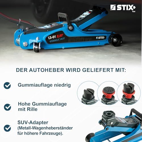 Vue 3 de Stix Cric Hydraulique Voiture