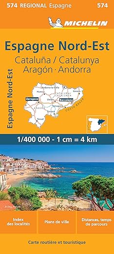 Carte Regionale Espagne Nordest