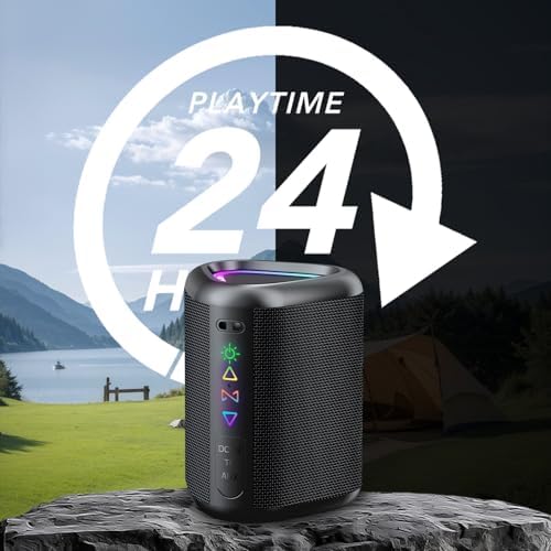 Vue 3 de Aowoka Enceinte Bluetooth Portable
