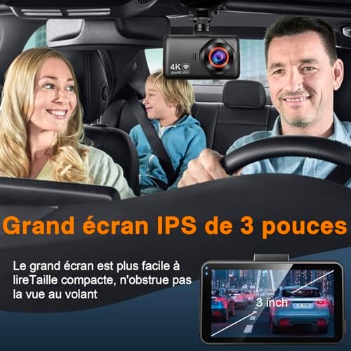 Vue 7 de Dusefogo Dashcam Voiture Avant
